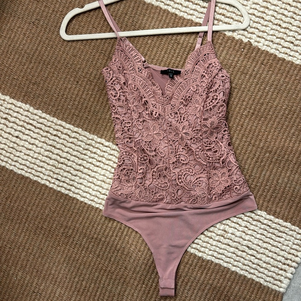 Rose pink bodysuit